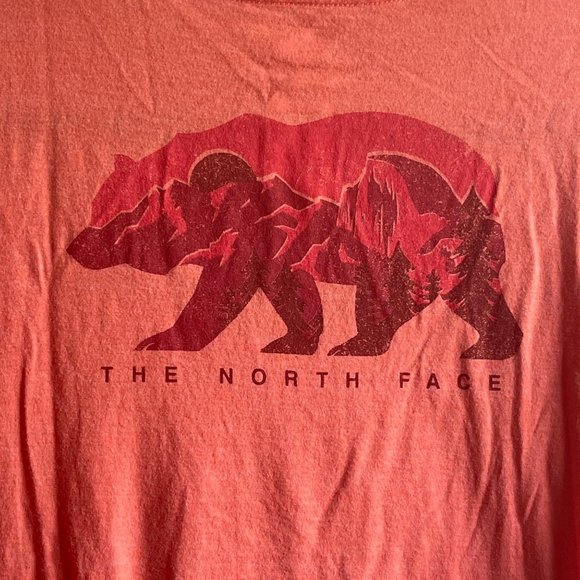 The North Face Slim Fit Bear Graphic Tee Women's Large - Picture 1 of 6